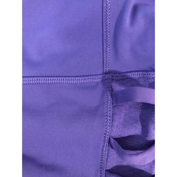Lululemon Breezy Crop Iris Flower Reflective Leggings - Size 4 - Picture 6 of 13